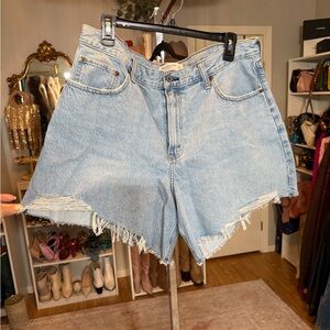 Abercrombie & Fitch Light Blue Jean Shorts